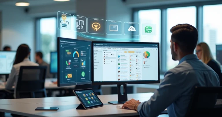 Centralização e automação do suporte ao cliente em plataforma digital com múltiplos canais e chatbots